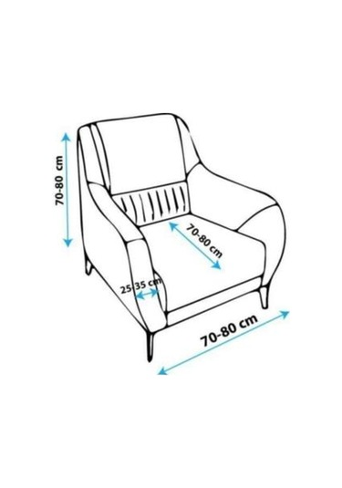 Tekli Pamuklu Koltuk Örtüsü Strech Bordo