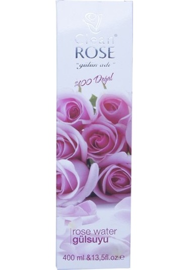 Clean Rose Doğal Gül Suyu Lüks Pet Şişe 400 ML