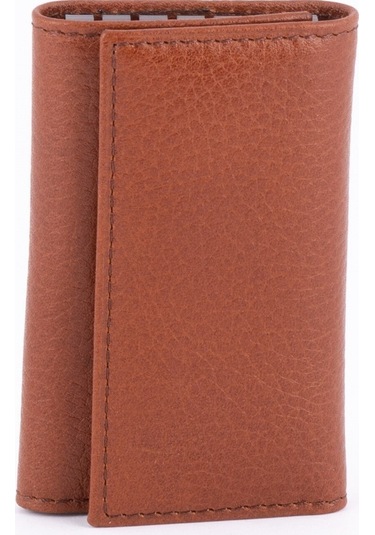 613 Model Hakiki Deri 6'lı Çevirme Anahtarlık Taba