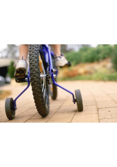 Trend Bisiklet 20 Jant Yan Denge Tekeri Siyah - Beyaz