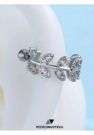 Piercingoteka Kulak Piercing Halkası, Helix İçin Küp 61758557 Beyaz