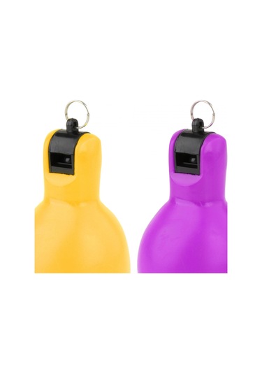 Homyl 2 Parça El Sıkma Düdük Antrenörler Sarı-ve-mor Sarı Ve Mor