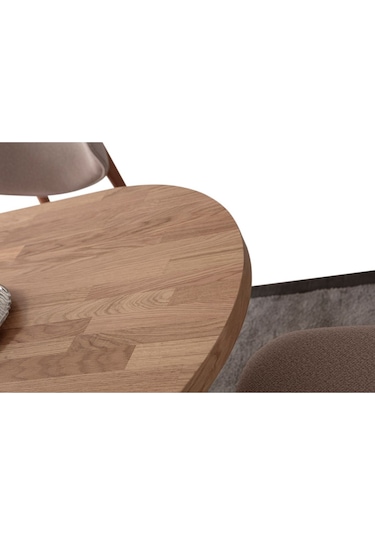 Rubra Yemek Masası Takımı 6 Kişilik Takım Bej