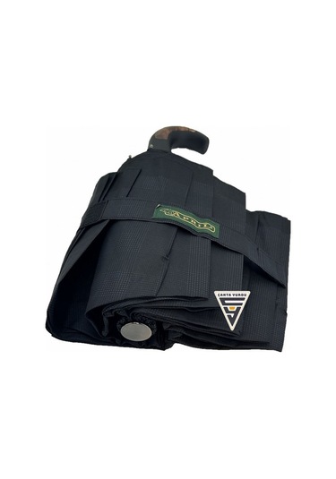 April A-226g A3 Baston Sap 10 Telli Tam Otomatik Şemsiye Siyah