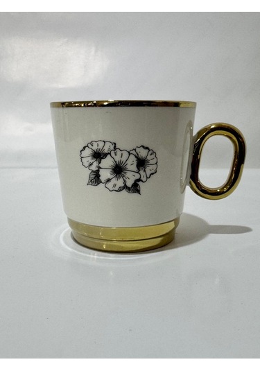 Acar Adora Kupa Gold Çiçek Desen Karma Desen Gold