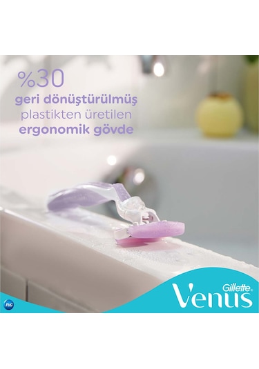 Gillette Venus Comfortglide Breeze Kadın Tıraş Makinesi + Yedek Tıraş Bıçağı 2'li
