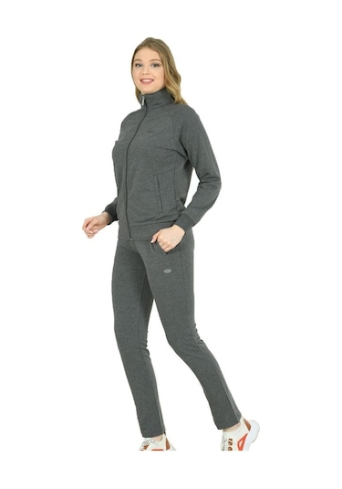 Fantasy Kadın Boydan Fermuarlı Büyük Beden Eşofman Takım 201836B