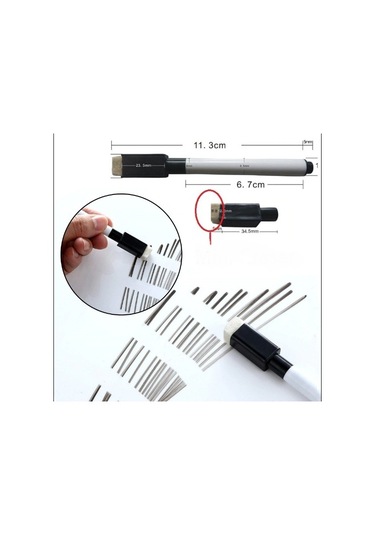 10 Adet Mıknatıslı Beyaz Tahta Kalemi. Silinebilir Tahta Kalem