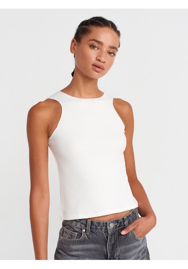 Dilvin 21129 Kolsuz Top-ekru Ekru