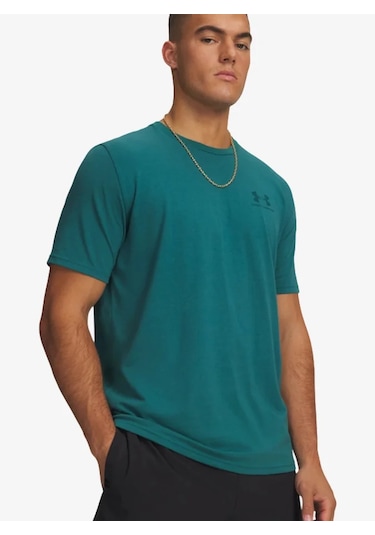 Under Armour Ua Sportstyle Lc Ss Erkek Günlük T-shirt Yeşil