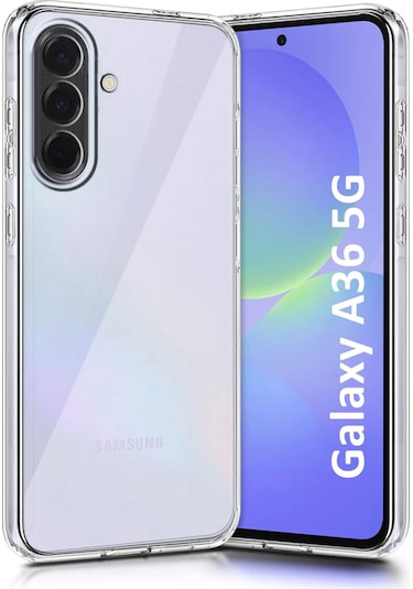 Logis Samsung Galaxy Uyumlu A36 Kılıf Süper Silikon Şeffaf Şeffaf