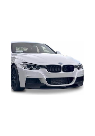 BMW 3 Serisi İçin Uyumlu F30 M Sport Ön Lip Piano Black 2012-2018