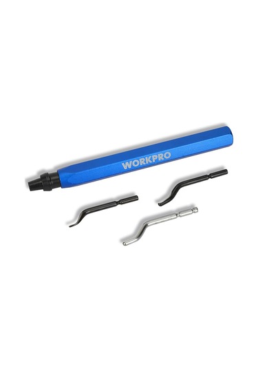 Workpro Wp309010 Profesyonel Çapak Temizleme Kalemi + 3 Parça Bıçak
