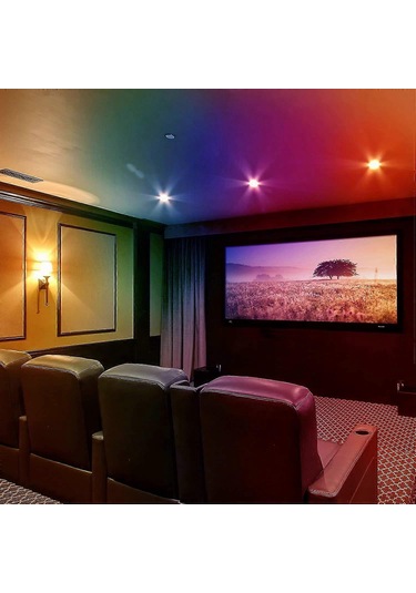 Uzaktan Kumandalı Renk Değiştiren Led Ampul 2'li Paket 16 Farkl Çok Renkli