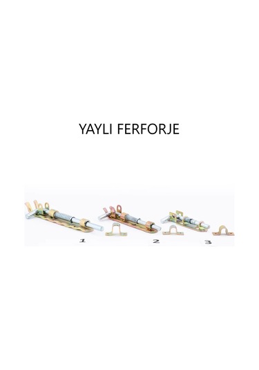 Sürgülü Kapı Kilidi Sliding Door Lock 5'li - Büyük - Yaylı Mavzer