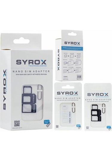 Nano Sim Kart Adaptörü Dönüştürücü Aparat Iğne 4'Lü Set