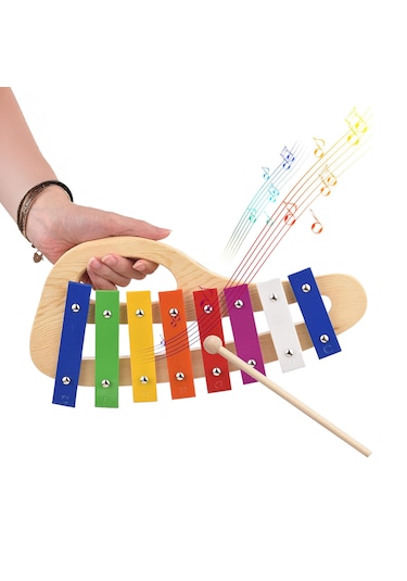 Midex Ksl-10 Kaliteli Ksilofon Çocuklar İçin Eğitici Müzik Alet