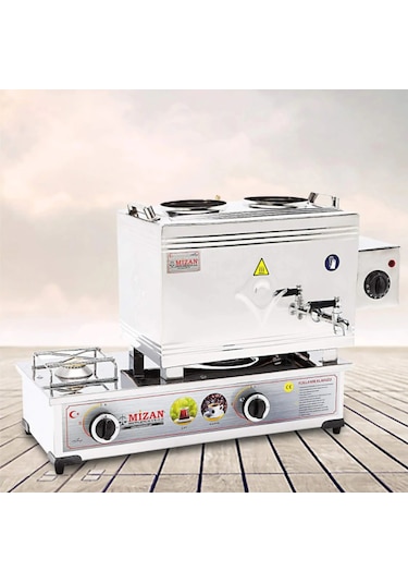 Mizan Elektrikli Tüplü 20 L Çay Ocağı Kazanı Inox
