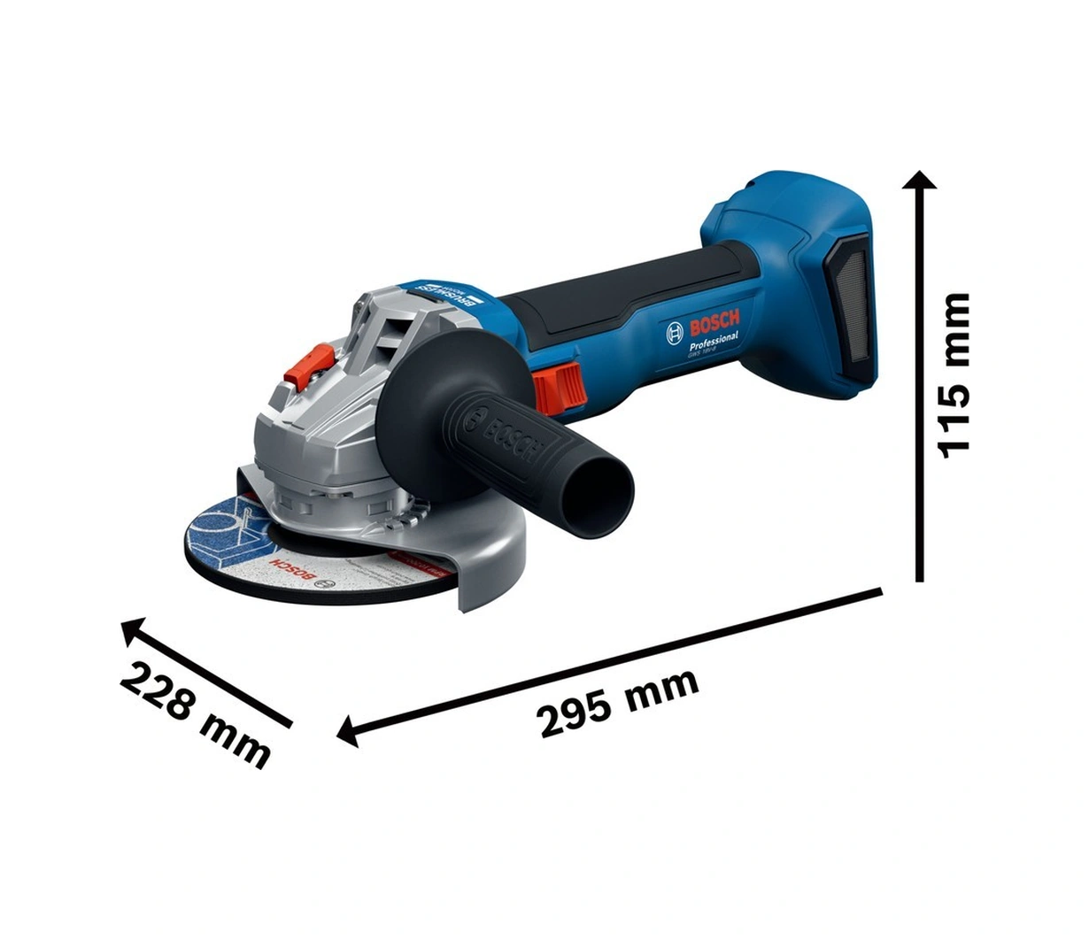 Bosch GSR 18V-45 Akülü Vidalama + GWS 18V-8 Akülü Taşlama 2x4AH Akülü Kombo Set - 0615A5007N