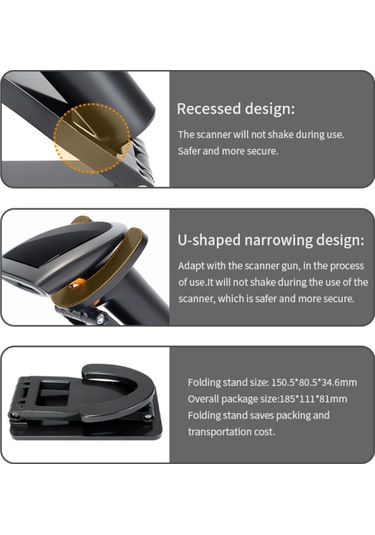 Xiyyadms Bwhs25l 3 Modlu Kablolu+2.4g+bluetooth 1d/2d/qr Barkod Tarayıcı, Hızlı Doğru Tarama, Usb Kablolu, Elden Bağımsız Kullanıma Desteği