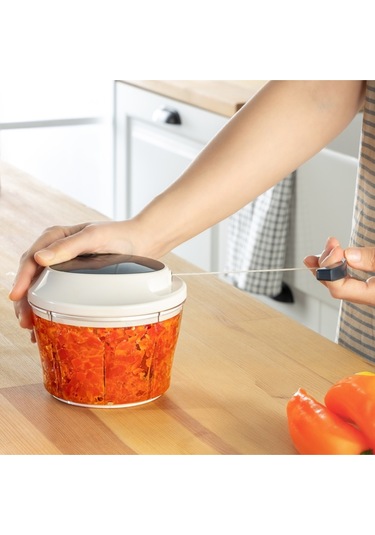 Ceronni Vera İpli El Rondosu Lacivert Lacivert