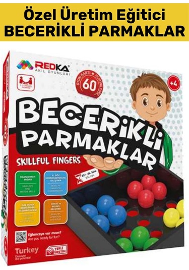 Özel El Göz Koordinasyonu El Beceri Düşünme Geliştirici Akıl Zeka Strateji Oyunu Becerikli Parmaklar