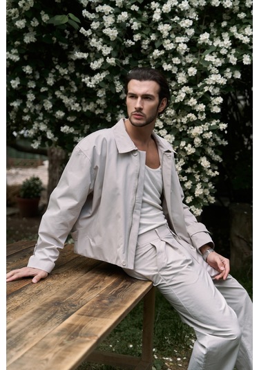 Sergio Düğmeli Gri Erkek Pantolon gri