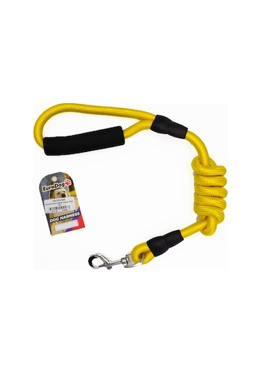 Eurodog Köpek Uzatma Tasması 14mmx120 Cm Sarı