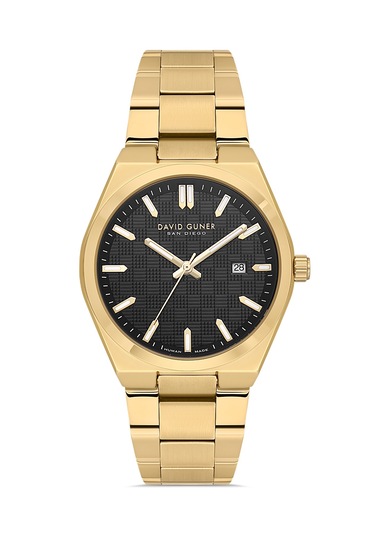 Davıd Guner Dg-8932ga-b2 Altın Renk Erkek Kol Saati. Altın