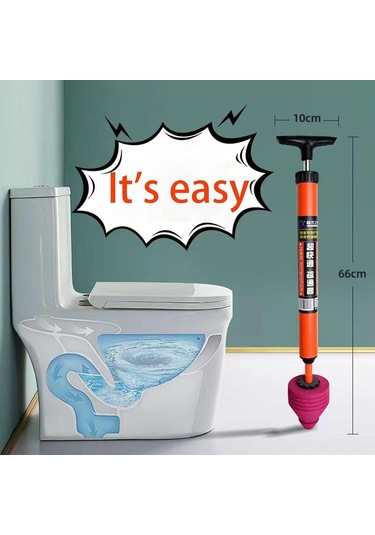 Geeroyoo Yüksek Basınçlı Tuvalet Tıkanıklık Açıcı - Esnek Sap Ve Ergonomik Tasarım İle Tüm Borular İçin Etkili Çözüm Diğer