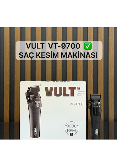 Vult VT9700 Profesyonel Saç ve Sakal Tıraş Makinesi Yeni Model