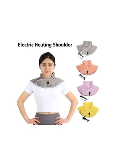 Besthome1 Elektrikli Isıtmalı Sarı Boyun Ve Sırt Masaj Aleti, Akıllı Şarj Edilebilir Sarı