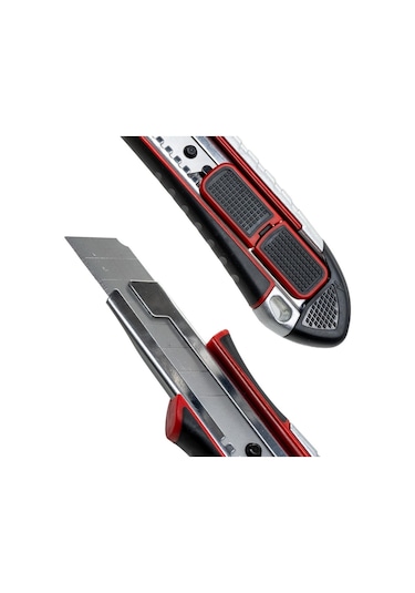 İzeltaş Pro Metal Gövde Emniyetli Oto.kilitli Maket Bıçağı 18 Mm