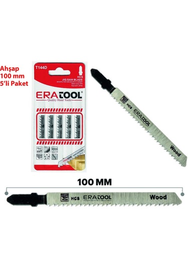 Eratool  T144D Dekupaj Ahşap Testere Bıçağı 5'li