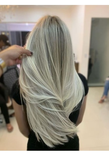Hairpim Wavy 0.7 Gr Ombre Platin 50 Adet 55 Cm Ombreli
