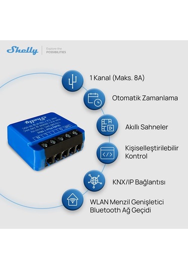 Shelly 1 Mini Gen3 Akıllı Röle
