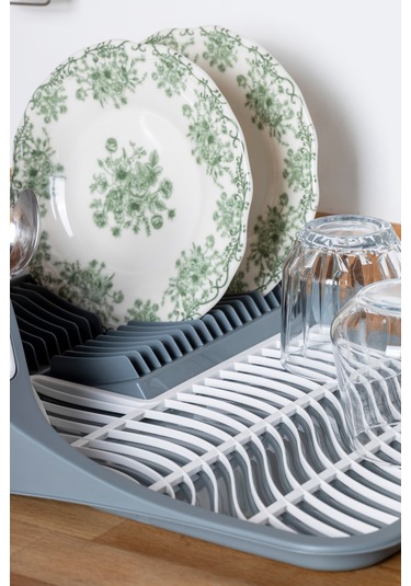 Tezgah Üstü Bulaşık Kurutmalığı - Gri Gri