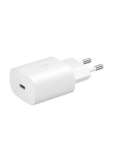 Samsung EP-TA800N Type C 25W Kablosuz Hızlı Şarj Adaptörü Beyaz (Teşhir )