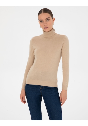 Pierre Cardin Kadın Bej Kazak /triko 50315747-vr011 Bej