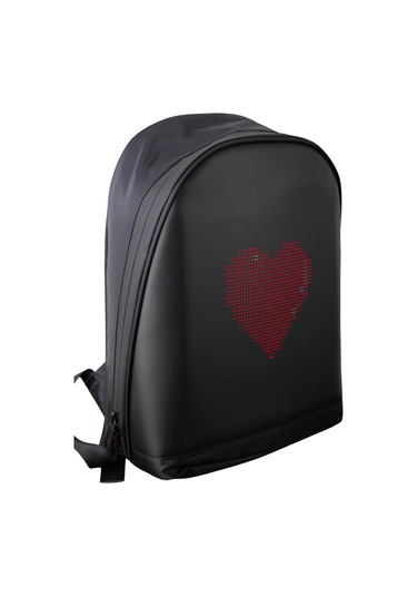 Funky Bag Led Ekranlı Akıllı Motorcu Sırt Çantası Siyah Diğer