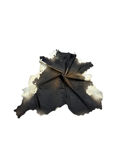 Doğal Renkli Dana Postu Halı - Naturel Halı Post Kahve Gri