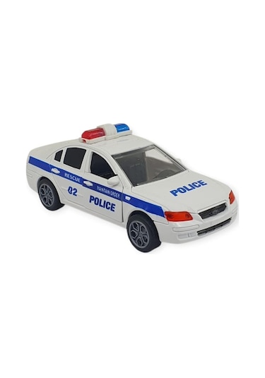 Sesli Işıklı Çek Bırak Polis Arabası - Yy2020-17p Çok Renkli