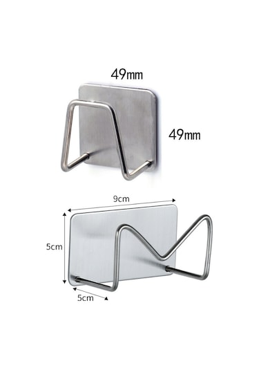 Sones 304 Paslanmaz Çelik Sünger Rafı Lavabo Drenaj Rafı, Renk: 201 Gerçek Renk