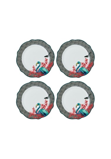 Mikasa Sarah Arnett Porselen 4lü 27 Cm Servis Tabağı Seti Beyaz