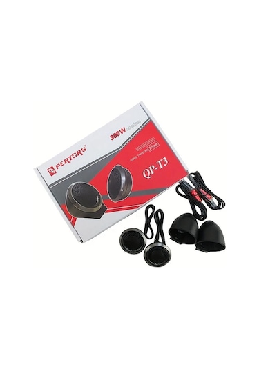 Xuweiwei Black High-powered Qp-t3 Hoparlör 300w Yüksek Ses Gücü Modifiye Araç Parçaları