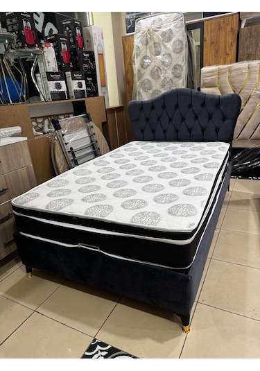 Bir Buçuk Kişilik Baza Başlık Yatak 120 x 200