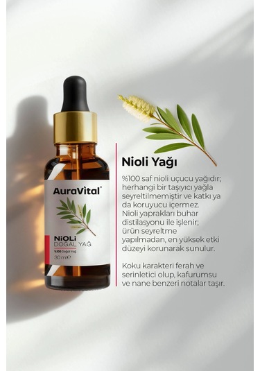 Auravital %100 Saf ve Doğal Niaouli Bakım Yağı 30 ML