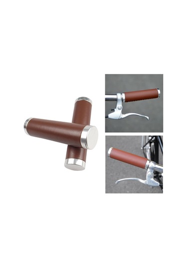 Suntek 2 Parça Bisiklet Kolu Sapları Kaymaz Şok Yedek B Çok Renkli