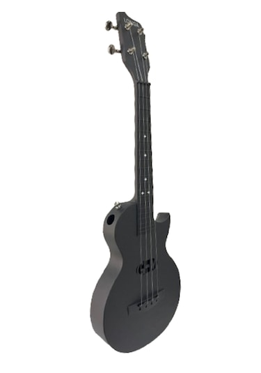 Carbon Fiber Ukulele Tam Profesyonel Ful Set Mat Siyah