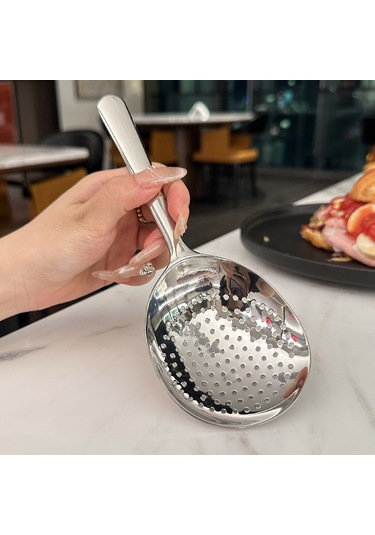 Mufunye 304 Çelik Kısa Saplı Büyük Başlı Servis Kaşığı Çorba, Pirinç Ve Makarna İçin Dayanıklı Ergonomik Tasarım Diğer